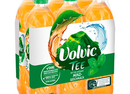 Volvic Grüner Tee Minze 6x1,5l