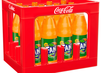 Fanta Mango ohne Zucker 12x1l