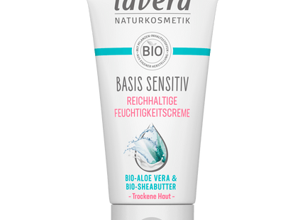 Lavera Basis Sensitiv Reichhaltige Feuchtigkeitscreme 50ml