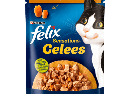 Purina Felix Sensations Gelee Huhn & Karotte 85g