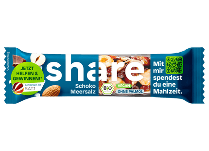 share Bio-Riegel Schoko Meersalz 35g