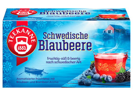 Teekanne Schwedische Blaubeere 45g, 20 Beutel