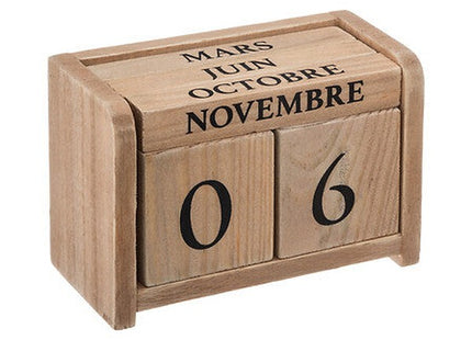 Kalender "Colonial" beige 7,5x11cm