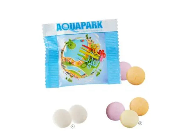 2er Mentos in bedruckter Folie – Personalisierte Minzbonbons für Events TK Gruppe® Grosshandel 