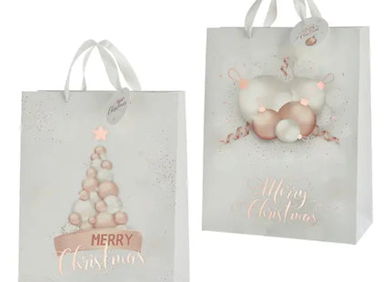 2er Set Große Weihnachtsgeschenktüten, Frohe Weihnachten, 32 cm TK Gruppe® Grosshandel 
