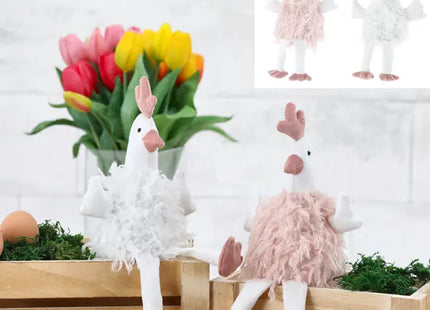 2er-Set Kantenhocker Hahn, Klein, Höhe ca. 25cm TK Gruppe® Grosshandel 