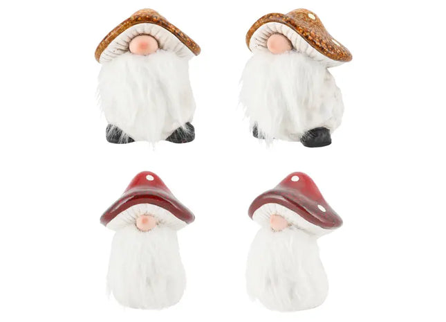 2er Set Kleine Waldwichtel, Miniatur-Waldfiguren, 8 cm Höhe TK Gruppe® Grosshandel 