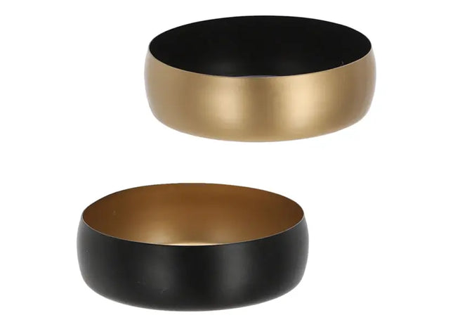 2er Set Kleine Zierschalen, Durchmesser 14cm, Elegante Ablageschalen TK Gruppe® Grosshandel 