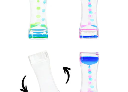2er Set Liquid Motion Bubbler, ca. 14 cm hoch, entspannendes Blasenspiel, sensorischer Spaß TK Gruppe® Grosshandel 