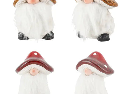 2er Set Mittelgroße Waldwichtel, Naturinspirierte Figuren, 10 cm Höhe TK Gruppe® Grosshandel 