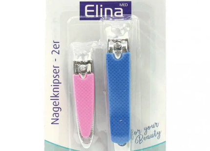 2er-Set Nagelknipser, Bunte Farbauswahl, Größen 7cm & 5cm - Präzises Kürzen TK Gruppe® Grosshandel 