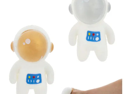 2er Set Quetschball Spaceman, 12 cm hoch, Stressabbau-Spielzeug, weich, langlebig, Weltraumthema TK Gruppe® Grosshandel 