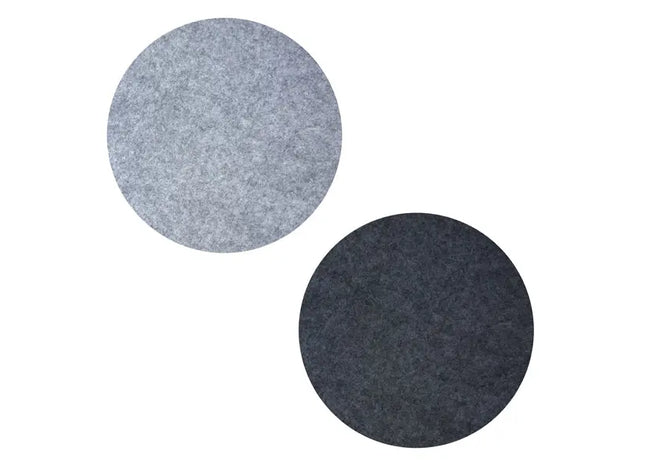 2er-Set Runde Filz-Tischsets - Stilvoller Schutz für Ihre Tafel TK Gruppe® Grosshandel 
