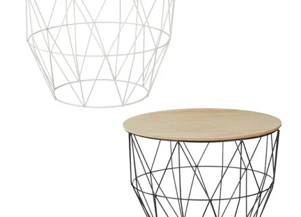 2er Set Vielseitige Körbe für Couchtische – Stilvolle Aufbewahrungslösung TK Gruppe® Grosshandel 