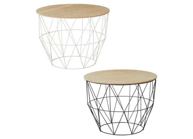 2er Set Vielseitige Körbe für Couchtische – Stilvolle Aufbewahrungslösung TK Gruppe® Grosshandel 