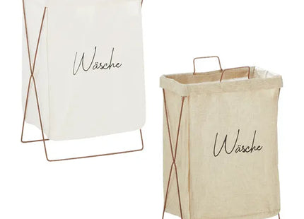 2er Set faltbare Wäschesäcke - Platzsparende und Praktische Wäschekörbe, ca. 36x28x58cmH TK Gruppe® Grosshandel 