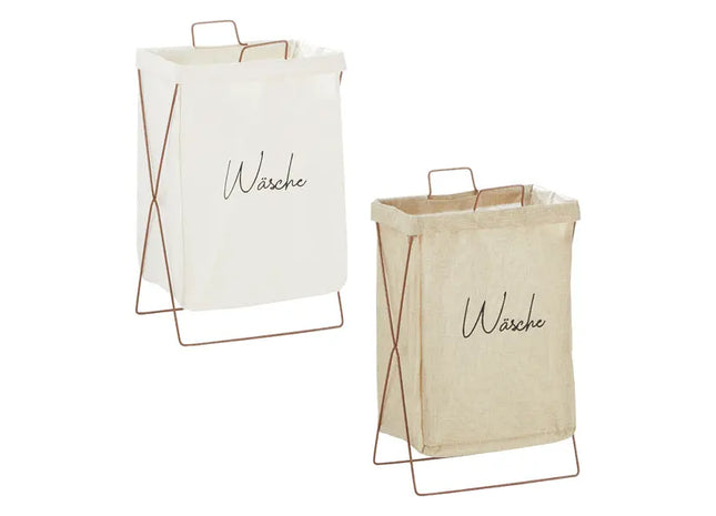 2er Set faltbare Wäschesäcke - Platzsparende und Praktische Wäschekörbe, ca. 36x28x58cmH TK Gruppe® Grosshandel 