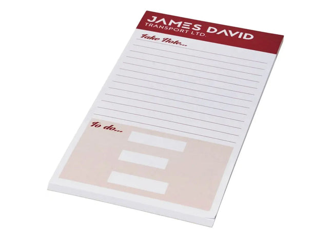 Desk-Mate 1/3 A4 Notizblock, Weiß, 50 Blatt – Ideal für schnelle Notizen TK Gruppe® Grosshandel 