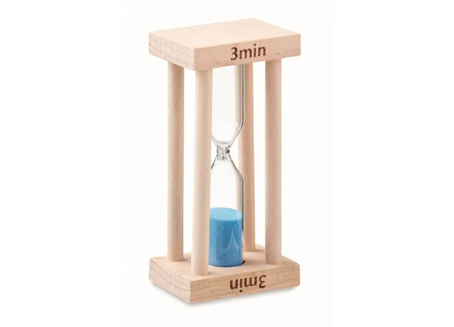 3-Minuten Sanduhr CI aus Holz - Effizient & Dekorativ TK Gruppe® Grosshandel 