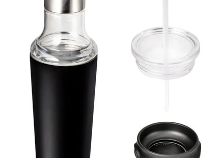 3-in-1 Becher REINOSA – Vielseitiger schwarzer Trinkbecher für jeden Anlass TK Gruppe® Grosshandel 