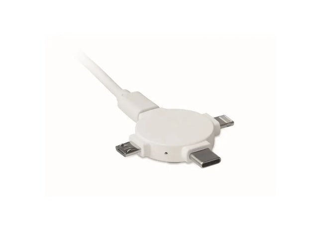 3-in-1 Kabeladapter LIGO CABLE - Vielseitig, Weiß TK Gruppe® Grosshandel 