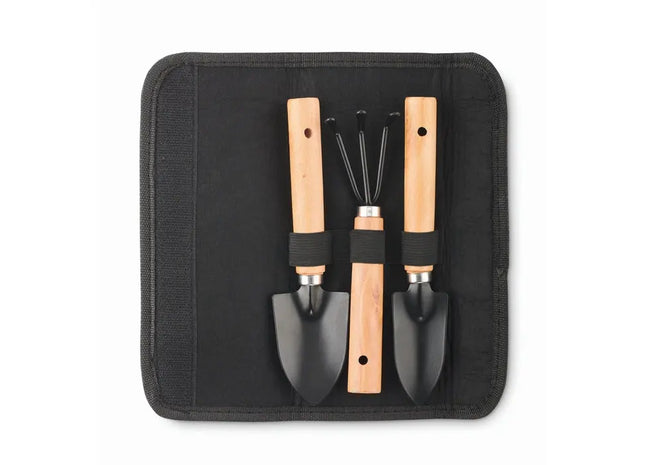 3-teiliges Gartenset GRASS - Schwarz für vielseitige Gartenarbeiten TK Gruppe® Grosshandel 