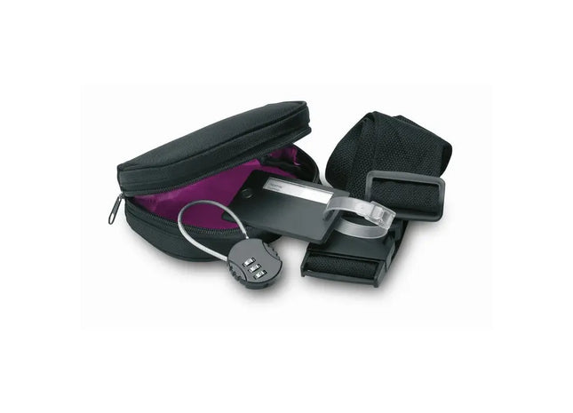 3-teiliges Reise-Set TRAVELSUP - Schwarz - Komfort und Organisation für Unterwegs TK Gruppe® Grosshandel 