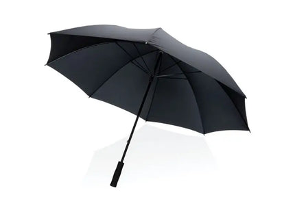 30 Impact AWARE™ RPET 190T Sturmfester Schirm - Schwarz Umweltfreundlich & Langlebig TK Gruppe® Grosshandel 