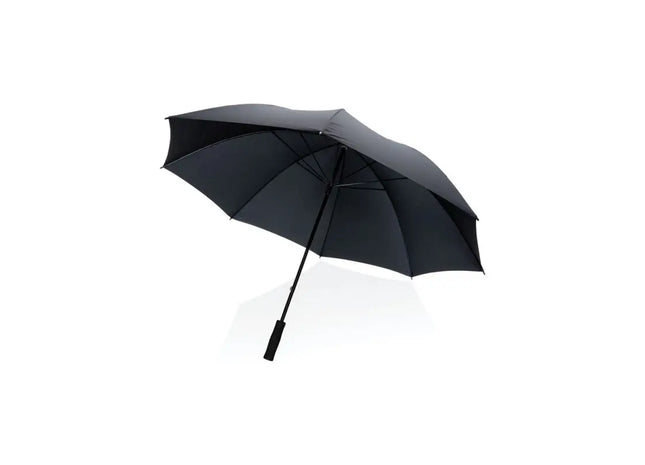 30 Impact AWARE™ RPET 190T Sturmfester Schirm - Schwarz Umweltfreundlich & Langlebig TK Gruppe® Grosshandel 