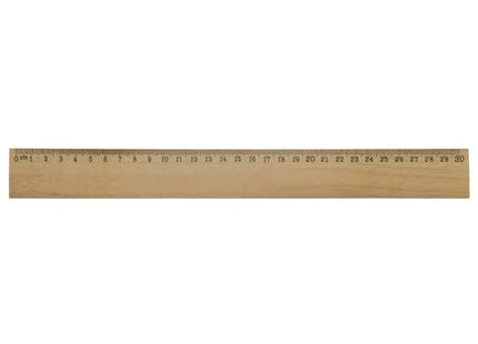 30 cm Holzlineal – Präzises und nachhaltiges Messwerkzeug aus Holz TK Gruppe® Grosshandel 