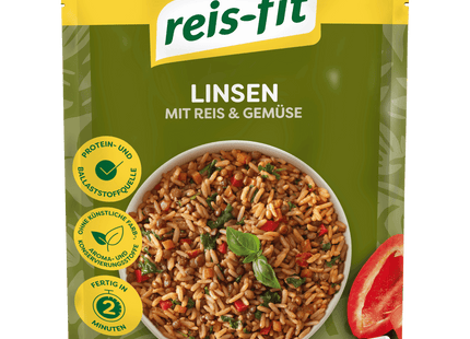 Reis-fit Linsen mit Reis & Gemüse 250g