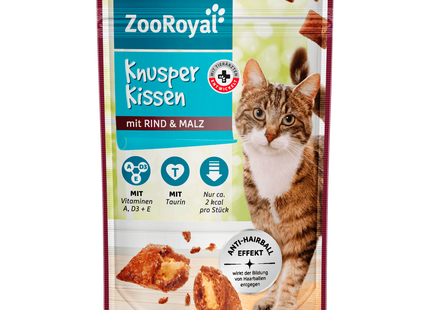 ZooRoyal Knusperkissen mit Rind & Malz 70g