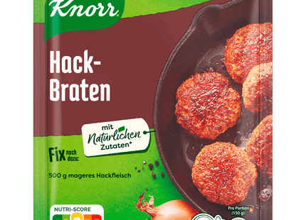 Knorr Fix Hackbraten für 4 Portionen