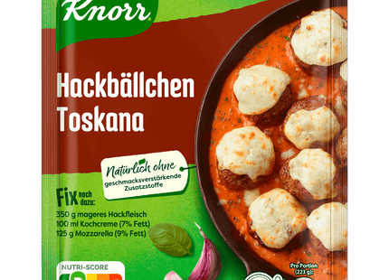 Knorr Fix Hackbällchen Toskana für 3 Portionen