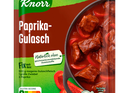 Knorr Fix Paprika-Gulasch für 4 Portionen