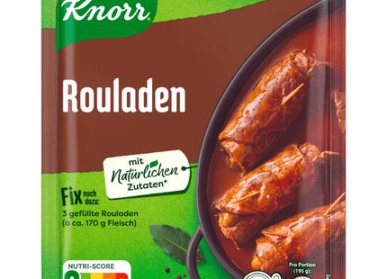 Knorr Fix Rouladen für 3 Portionen