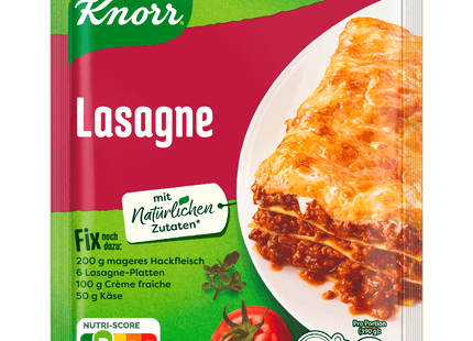 Knorr Fix Lasagne für 2 Portionen