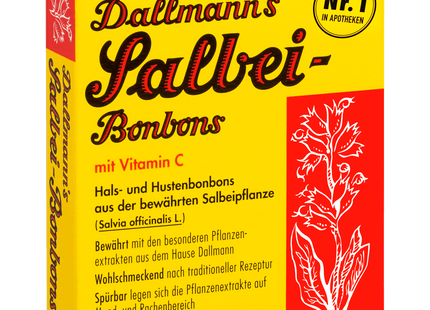 Dallmann's Salbeibonbons mit Vitamin C 20 Stück