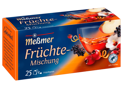 Meßmer Früchte-Mischung 75g, 25 Beutel