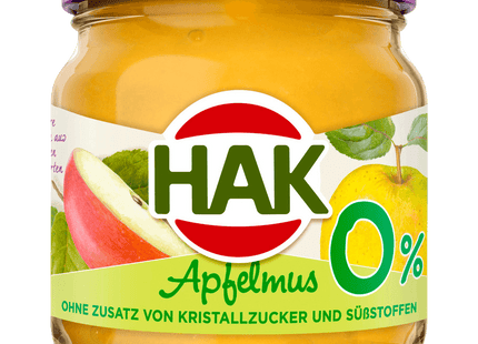 Hak Apfelmus 0% 190g