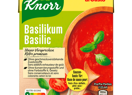 Knorr Tomato al Gusto Basilikum 370g