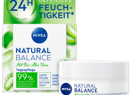 NIVEA Natural Balance mit Aloe Vera Feuchtigkeitsspendende Tagespflege 50ml