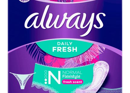 Always Slipeinlagen Daily Fresh Flexistyle Normal 54 Stück