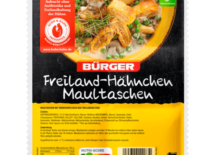 Bürger Freiland-Hähnchen Maultaschen 300g