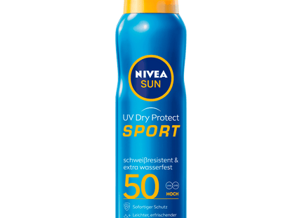 NIVEA Sun Sonnenspray UV Dry Protect LSF 50 200ml