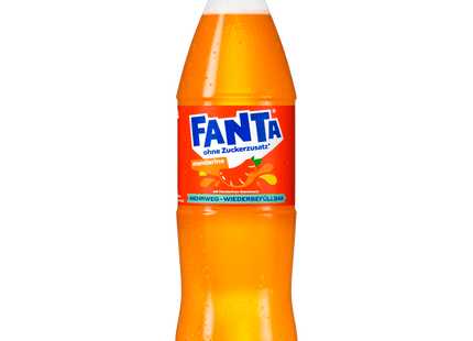 Fanta Mandarine ohne Zuckerzusatz 1l