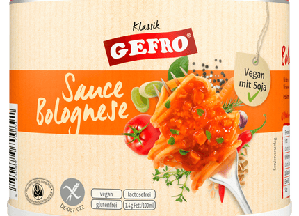 Gefro Sauce Bolognese vegan 240g