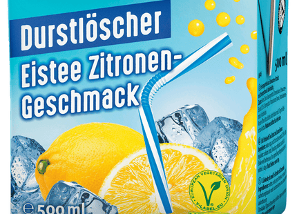 Durstlöscher Eistee Zitronen-Geschmack 0,5l