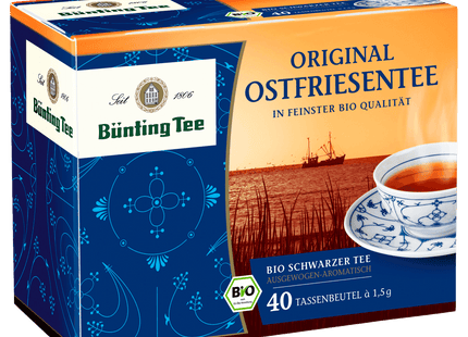 Bünting Tee Original Ostfriesentee Bio 60g, 40 Beutel