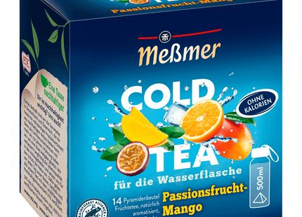 Meßmer Cold Tea Passionsfrucht-Mango 38,5g, 14 Beutel